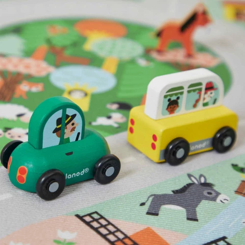 Petite voiture en bois Campagne Cross Roads - JANOD – Image 2