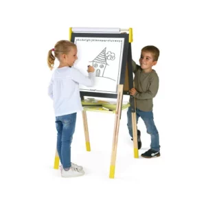 Tableau Réglable gris et Jaune (bois) - JANOD