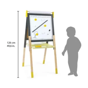 Tableau Réglable gris et Jaune (bois) - JANOD – Image 3