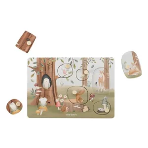Puzzle sonore en bois Forest Friends - LITTLE DUTCH