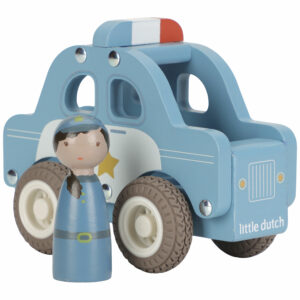 Voiture de police en bois - LITTLE DUTCH