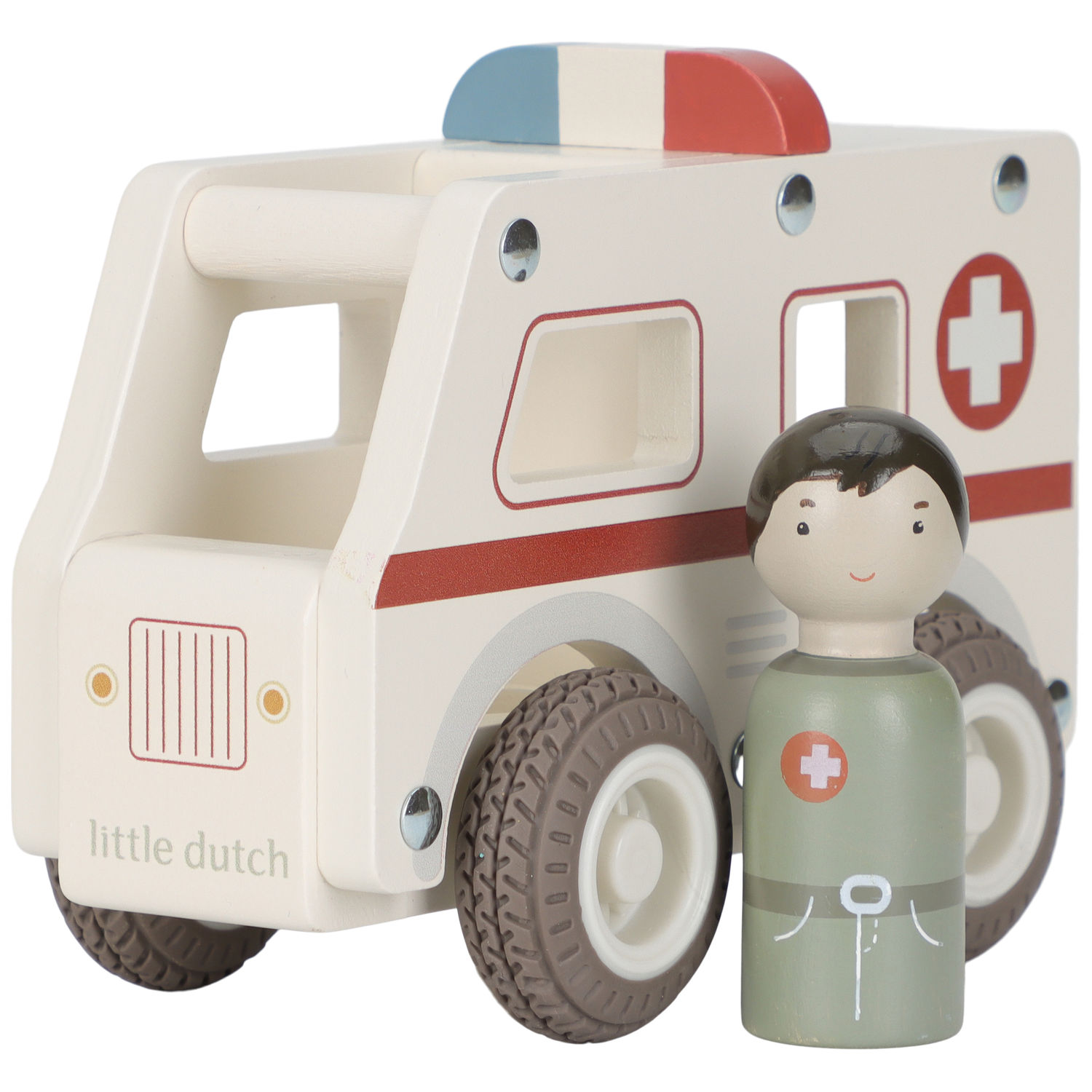 Voiture Ambulance en bois - LITTLE DUTCH