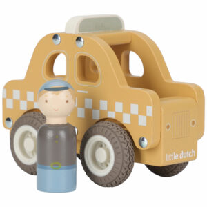 Voiture Taxi en bois - LITTLE DUTCH