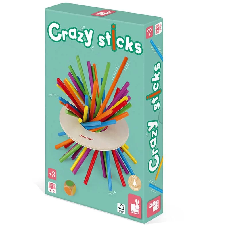 Jeu d'adresse Crazy Sticks - JANOD