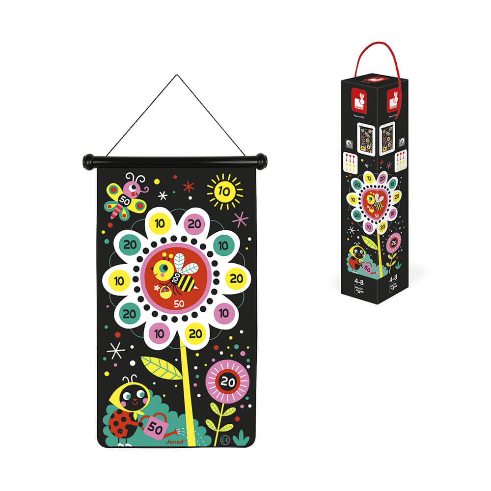 Jeu de fléchettes magnétiques Jardin - JANOD