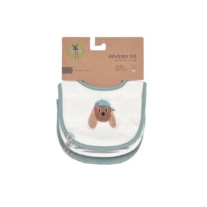 Lot de 3 bavoirs naissance Tiny Team Chien - LASSIG