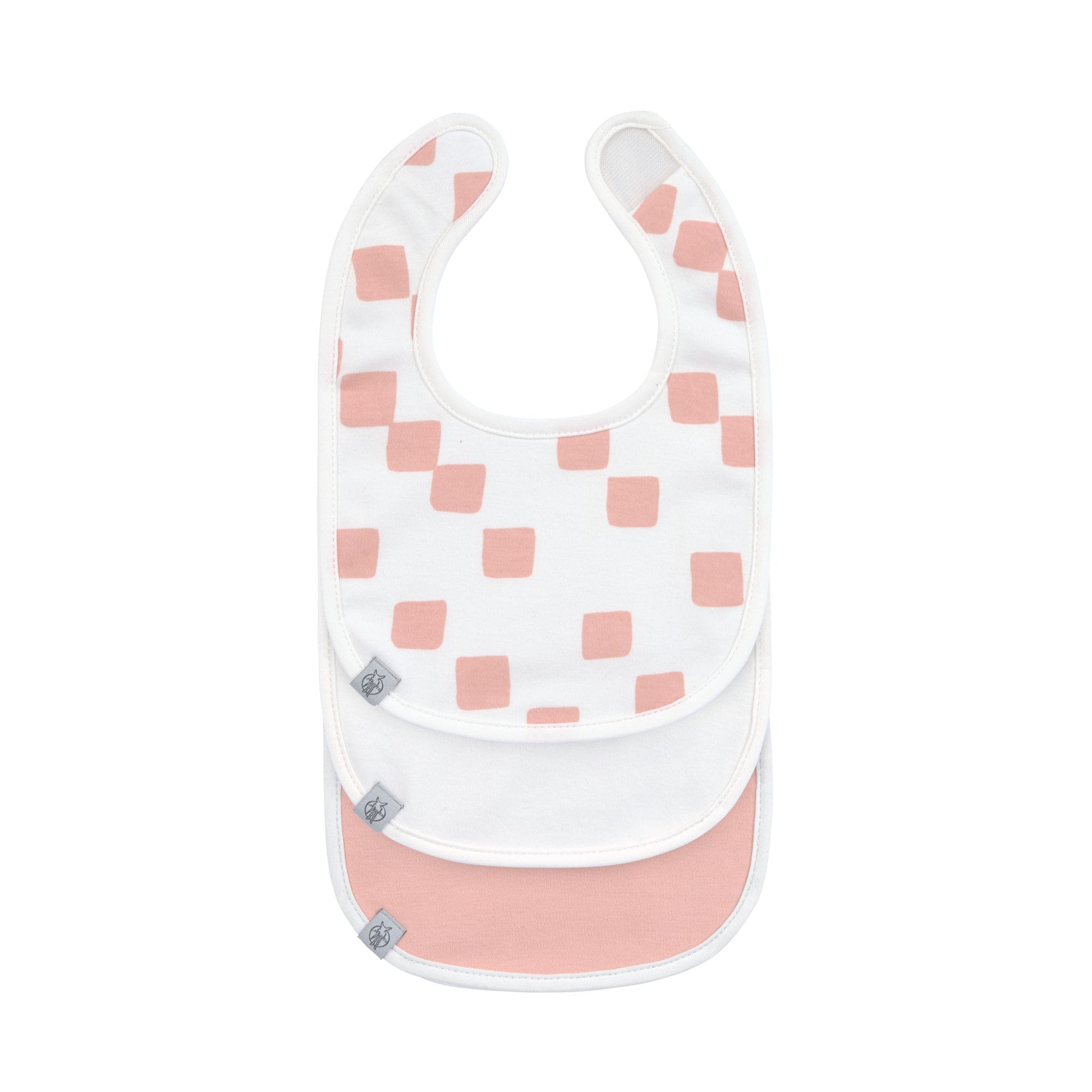 Lot de 3 bavoirs naissance Happy Fruits Pêche - LASSIG