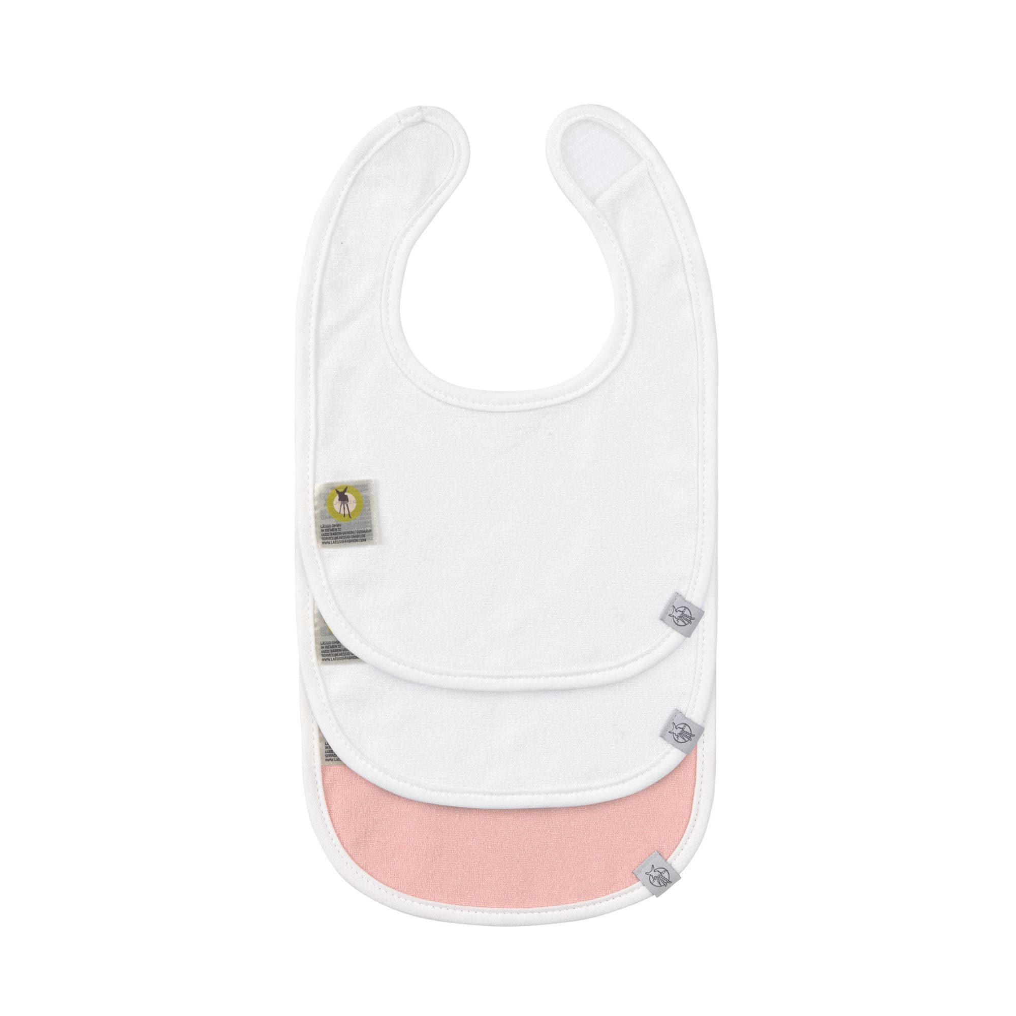 Lot de 3 bavoirs naissance Happy Fruits Pêche - LASSIG – Image 3