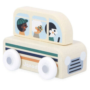 Petite voiture en bois Bus Vallée Blanche Cross Roads - JANOD