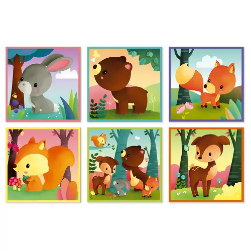 Kubkid : les animaux de la forêt (9 cubes) - JANOD – Image 3