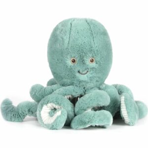 Peluche ultra douce poulpe Bleu Celadon 25 cm - OB DESIGN