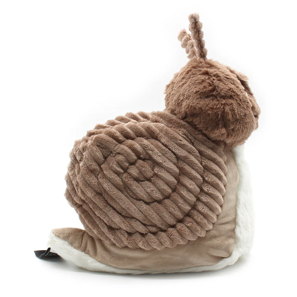 Ptipotos : Peluche escargot Speedou maman et son bébé marron beige - LES DEGLINGOS – Image 6