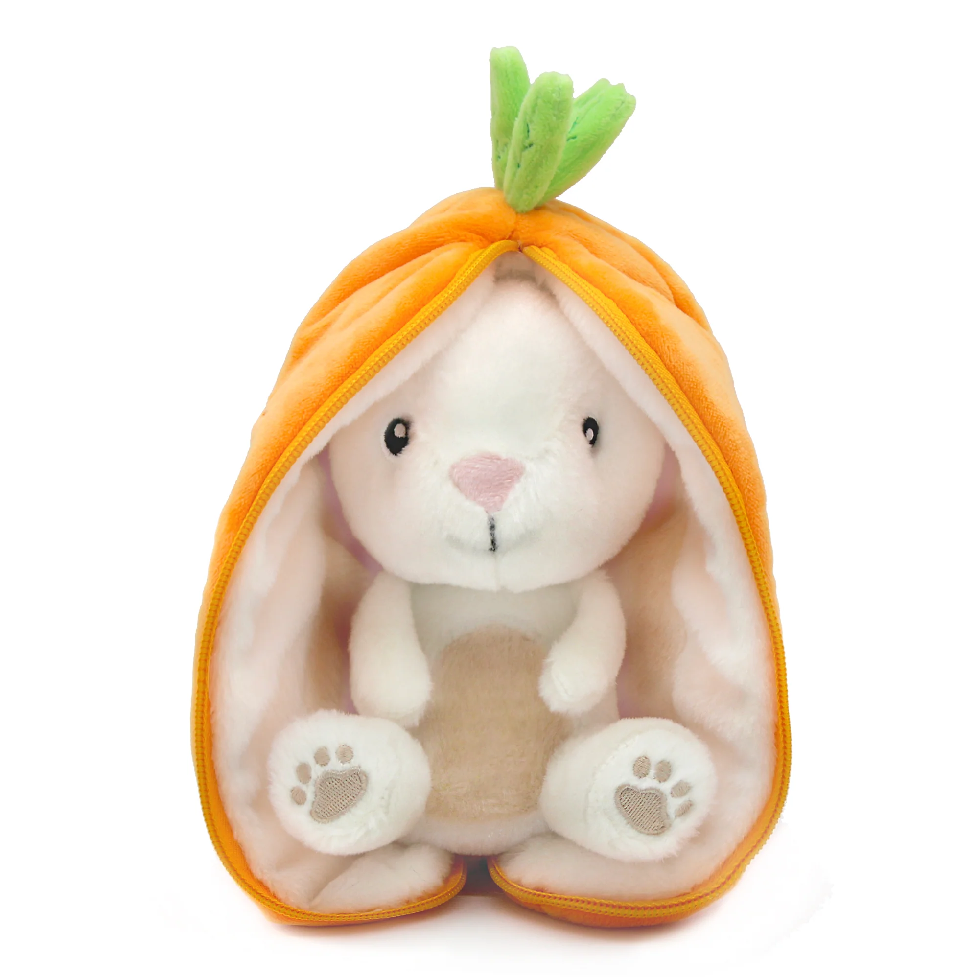 Flipetz : Peluche Gadget le lapin/carotte - LES DEGLINGOS – Image 3