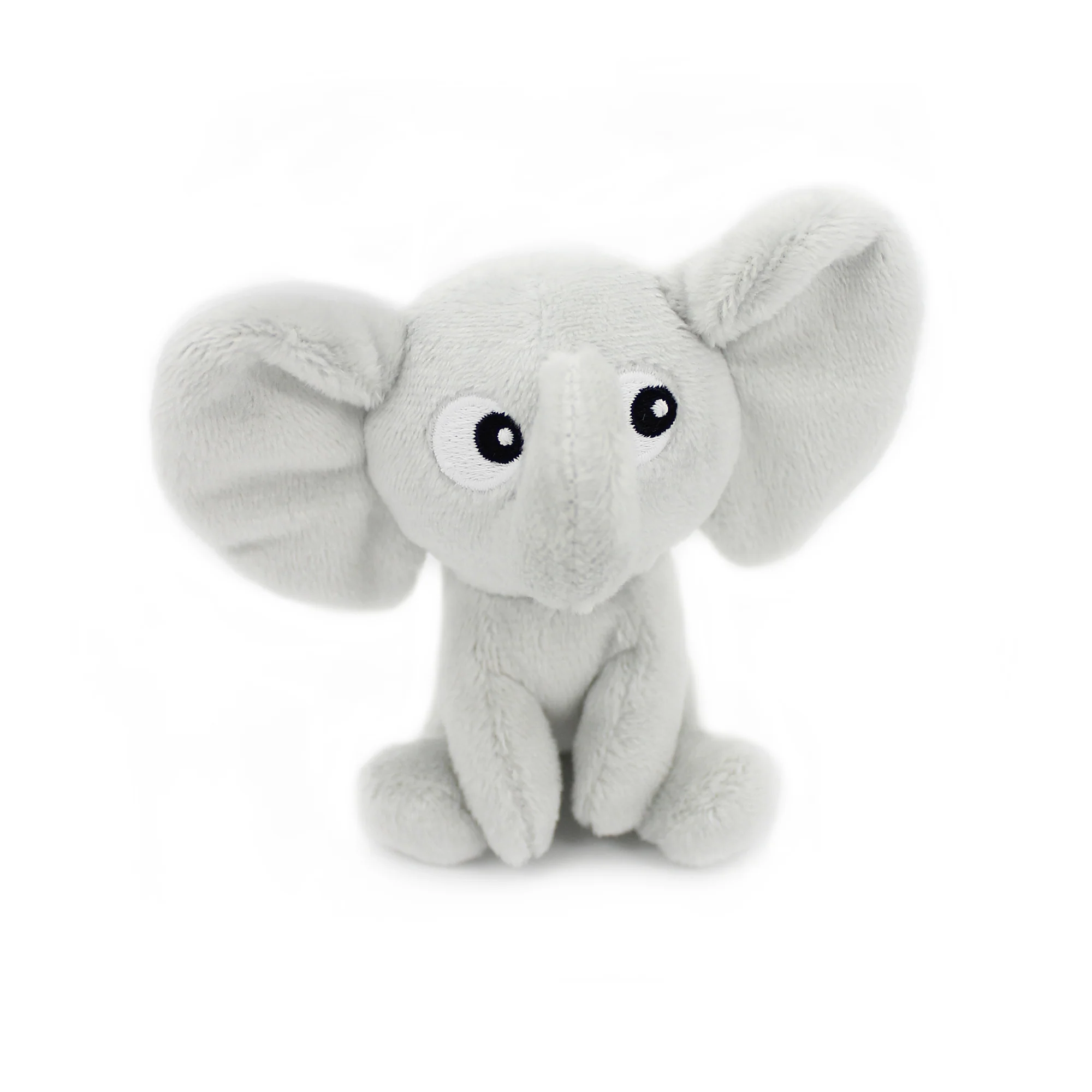 Ptipotos : Peluche éléphant Dimoitou maman et son bébé gris clair - LES DEGLINGOS – Image 6