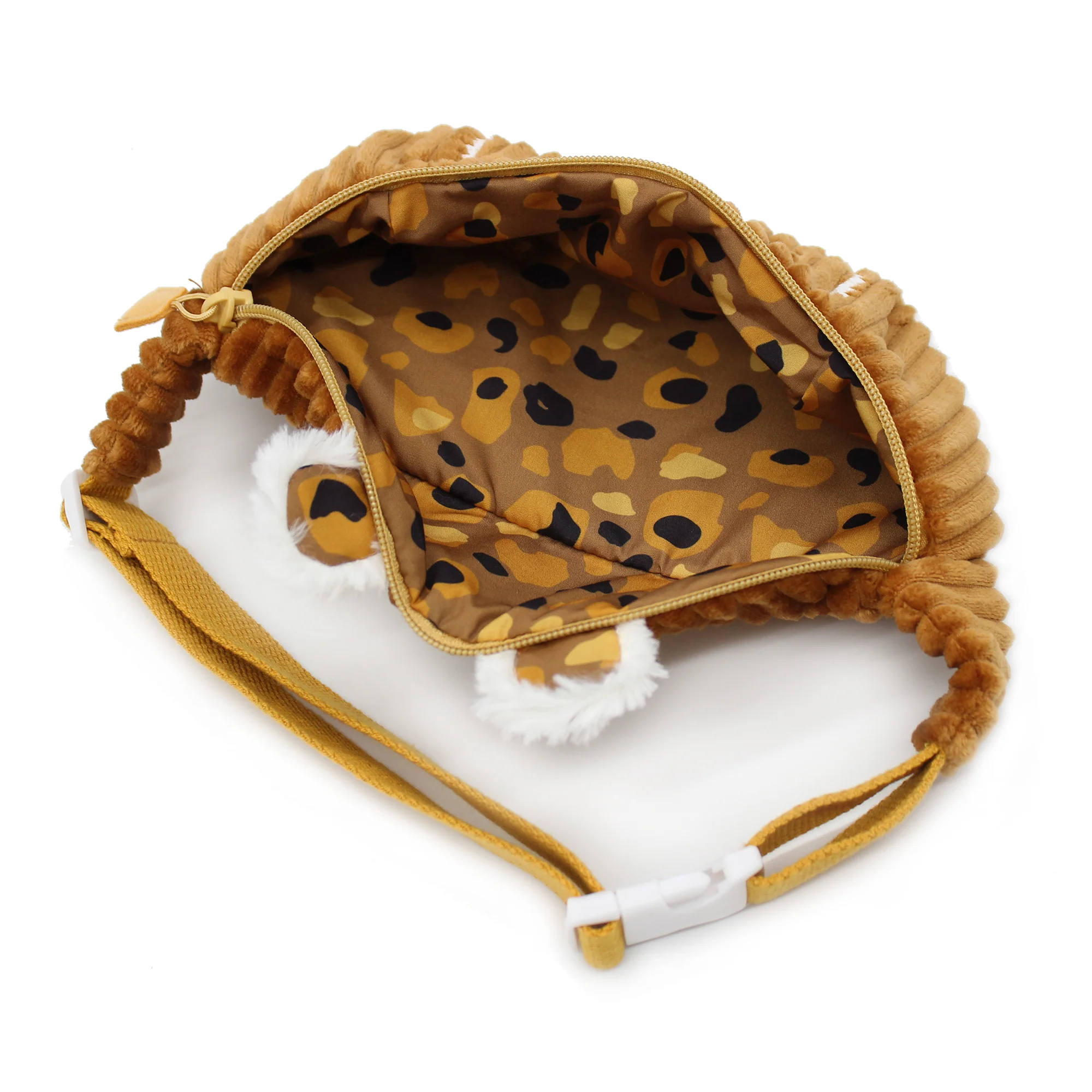 Sac banane en velours côtelé Spéculos le tigre - LES DEGLINGOS – Image 4