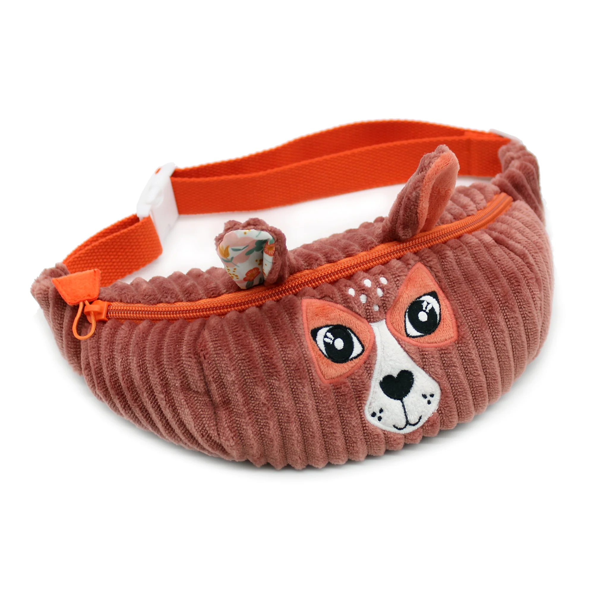 Sac banane en velours côtelé Mélimélos la biche - LES DEGLINGOS