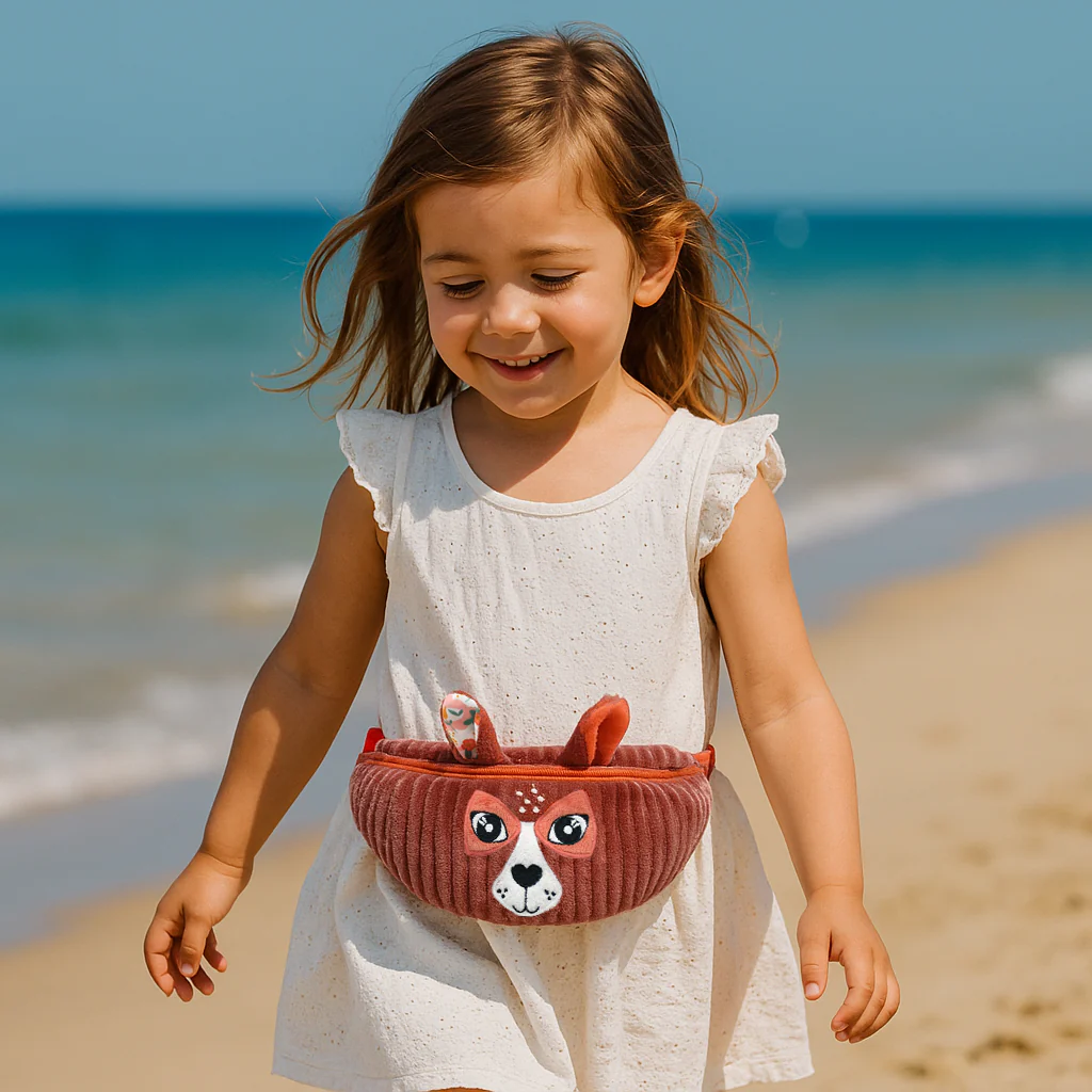 Sac banane en velours côtelé Mélimélos la biche - LES DEGLINGOS – Image 5