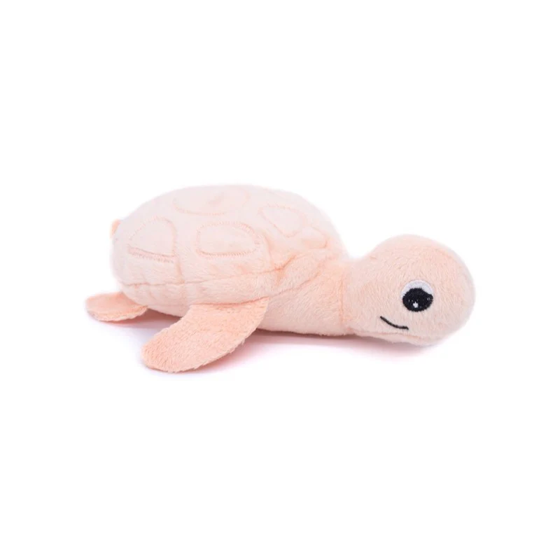 Ptipotos : Peluche tortue Sauvenou maman et son bébé rose - LES DEGLINGOS – Image 6