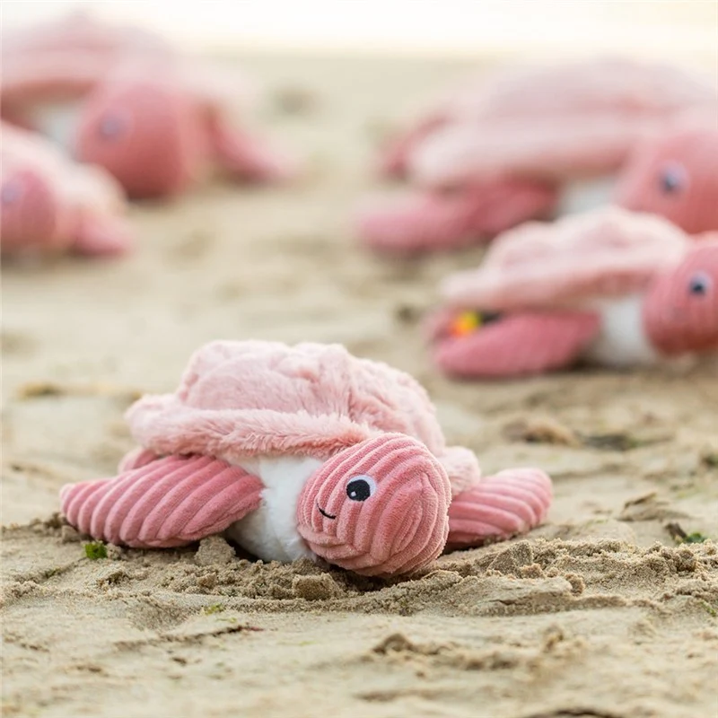 Ptipotos : Peluche tortue Sauvenou maman et son bébé rose - LES DEGLINGOS – Image 8