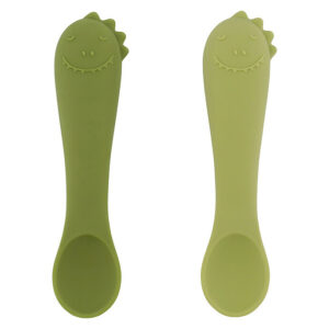 Lot de 2 Premières Cuillères pour Bébé - Mr. Dino - TRIXIE