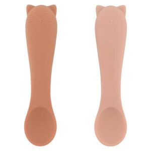 Lot de 2 Premières Cuillères pour Bébé - Mrs. Cat - TRIXIE