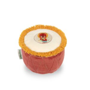 Hochet Tambour Jack le Lion Orange - LILLIPUTIENS