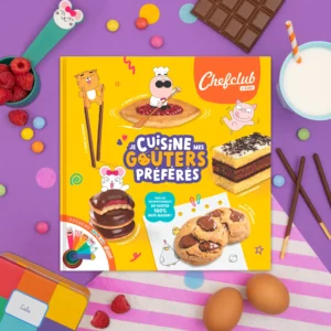 Livre Je cuisine mes goûters préférés - CHEFCLUB KIDS