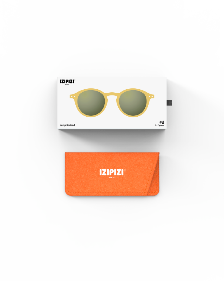 Lunettes de soleil Enfant 5-7 ans #D Yellow honey – IZIPIZI – Image 5