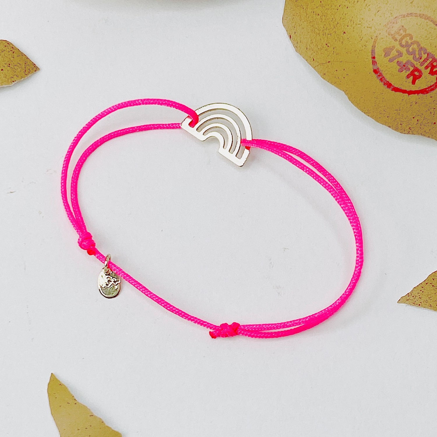 Œuf Surprise : Bracelet Enfant Arc-en-ciel Doré à l’Or Fin - L’EGGSTRA