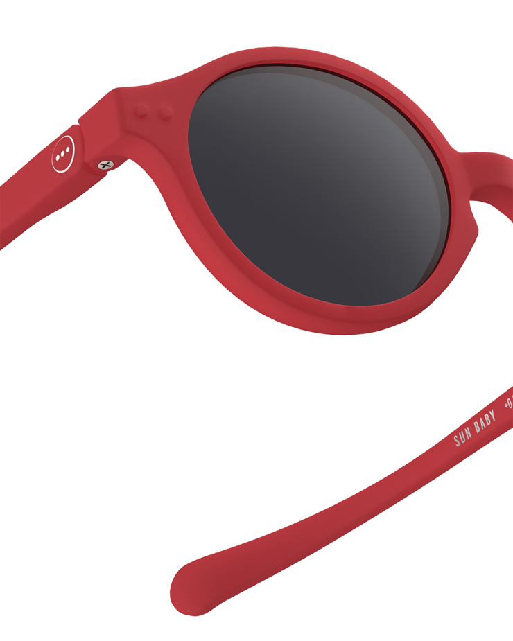 Lunettes de soleil Bébé 0-9 mois #D Red – IZIPIZI – Image 4