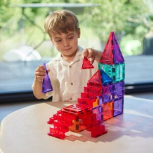 Jeu de construction magnétique avec escaliers Stairs Set Intense de 34 pièces- CLEVERCLIXX