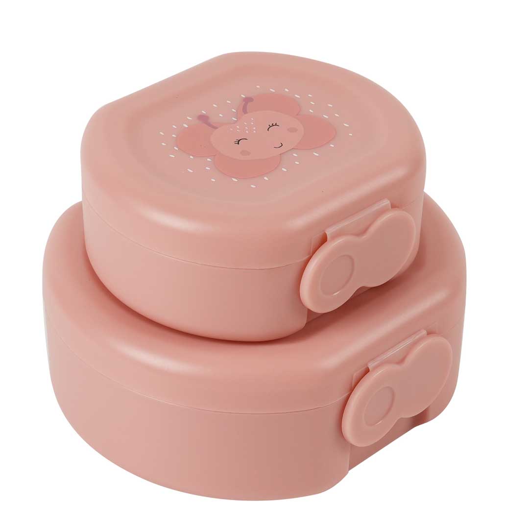 Lot de 2 boites à goûter clip Mrs. Butterfly – TRIXIE