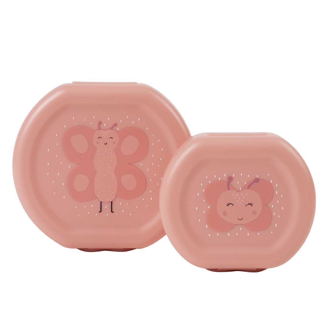 Lot de 2 boites à goûter clip Mrs. Butterfly – TRIXIE – Image 2