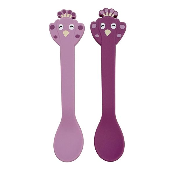 Lot de 2 cuillères en silicone Mrs. Peacock- TRIXIE
