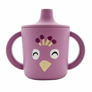 Tasse d'apprentissage en silicone Mrs Peacock - TRIXIE