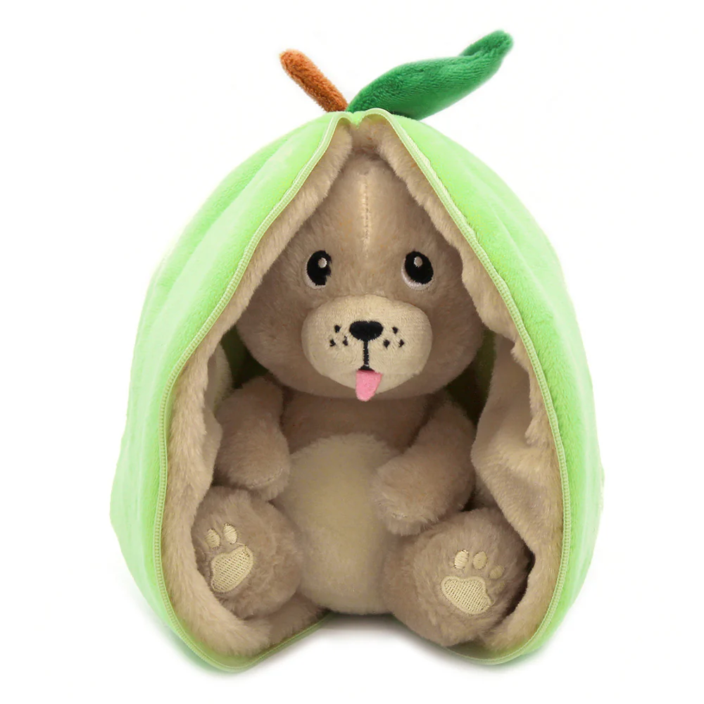 Flipetz : Peluche Crocket le chien/pomme – LES DEGLINGOS – Image 4