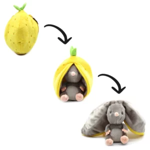 Flipetz : Peluche Rocket la souris /citron – LES DEGLINGOS CITRON
