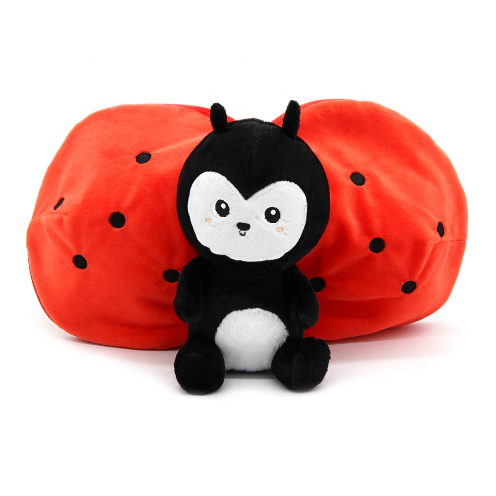 Flipetz : Peluche Comet la coccinelle/tomate – LES DEGLINGOS – Image 6