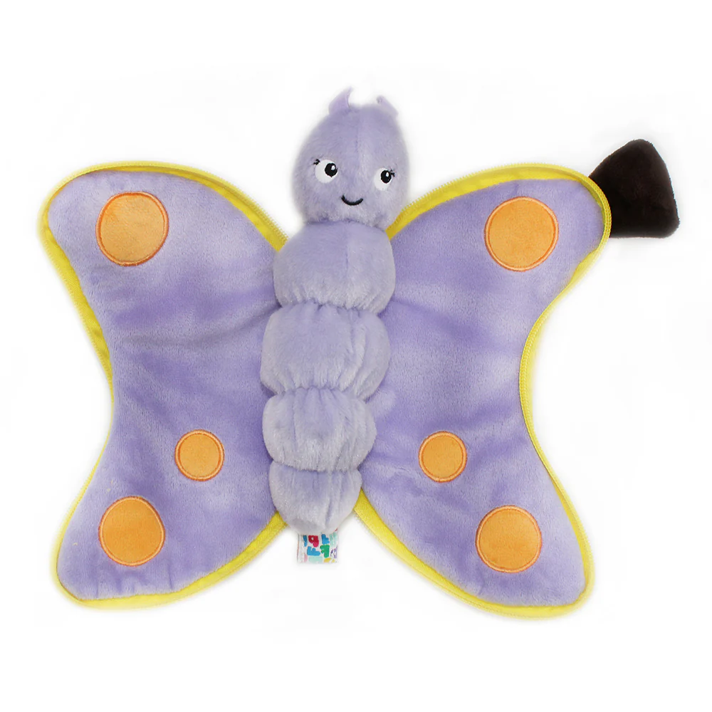 Flipetz : Peluche Poppet le papillon/banane – LES DEGLINGOS – Image 5