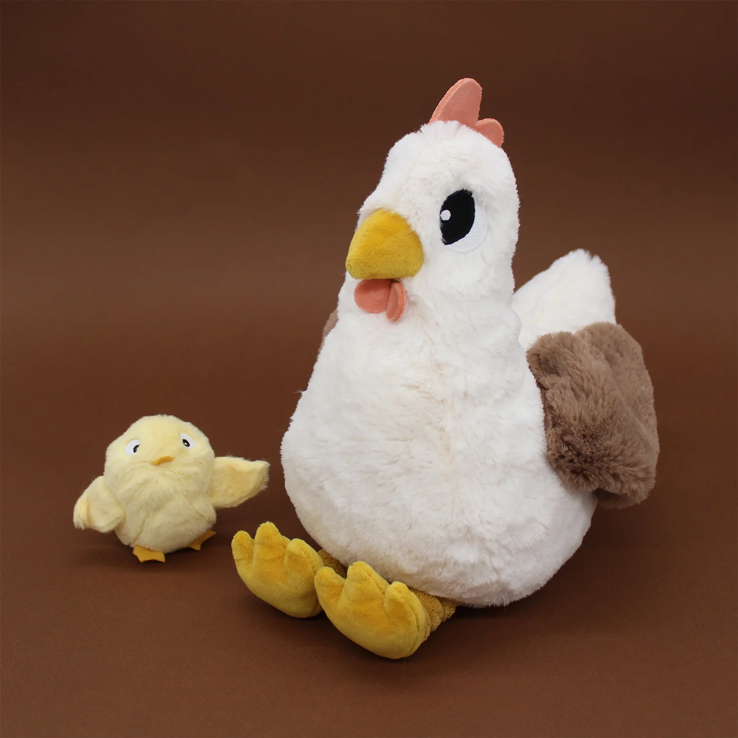 Ptipotos : Peluche Pioupiou la poule son bébé - LES DEGLINGOS – Image 6