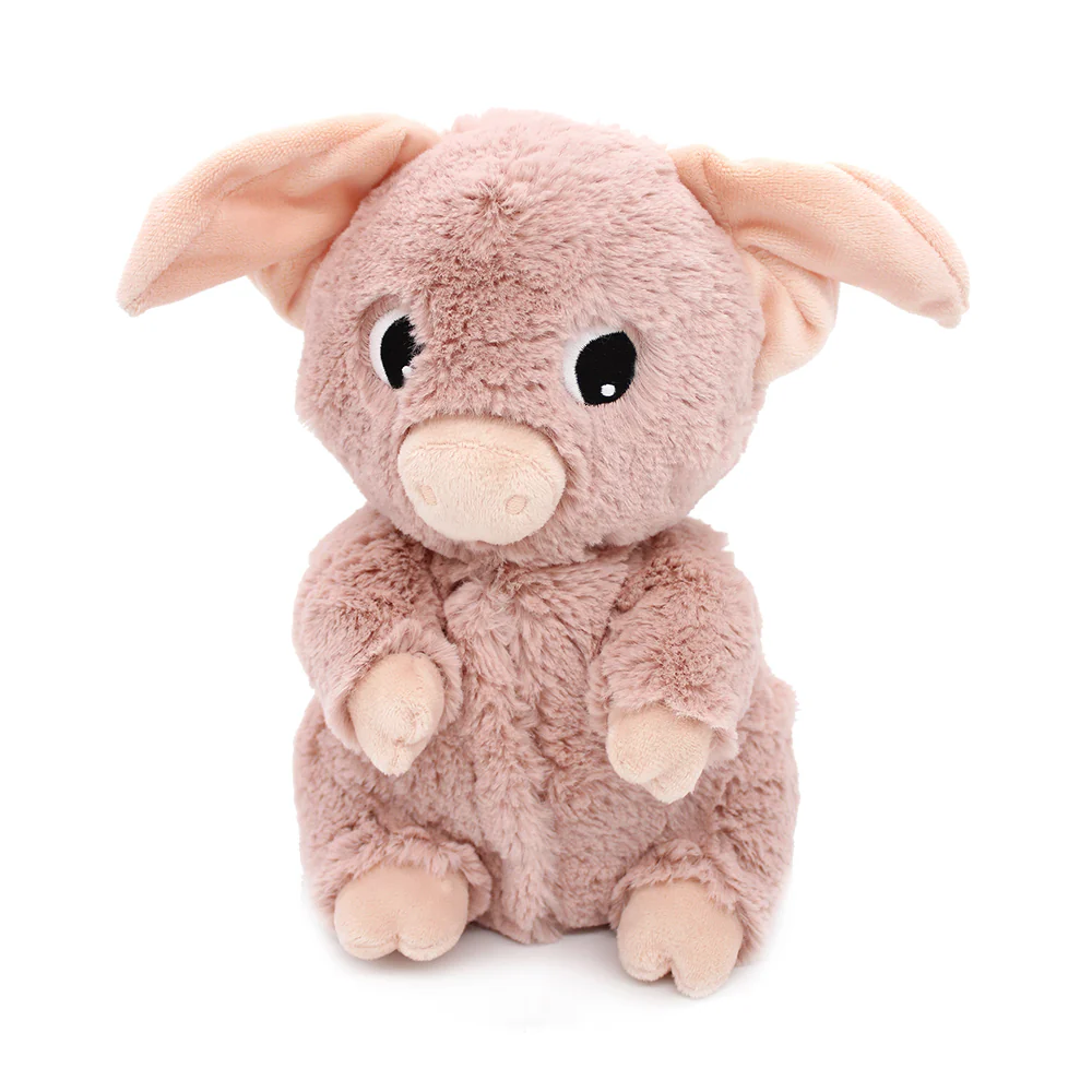 Ptipotos : Peluche cochon Barbekiou et son bébé rose - LES DEGLINGOS – Image 3