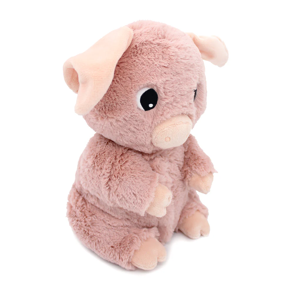 Ptipotos : Peluche cochon Barbekiou et son bébé rose - LES DEGLINGOS – Image 4
