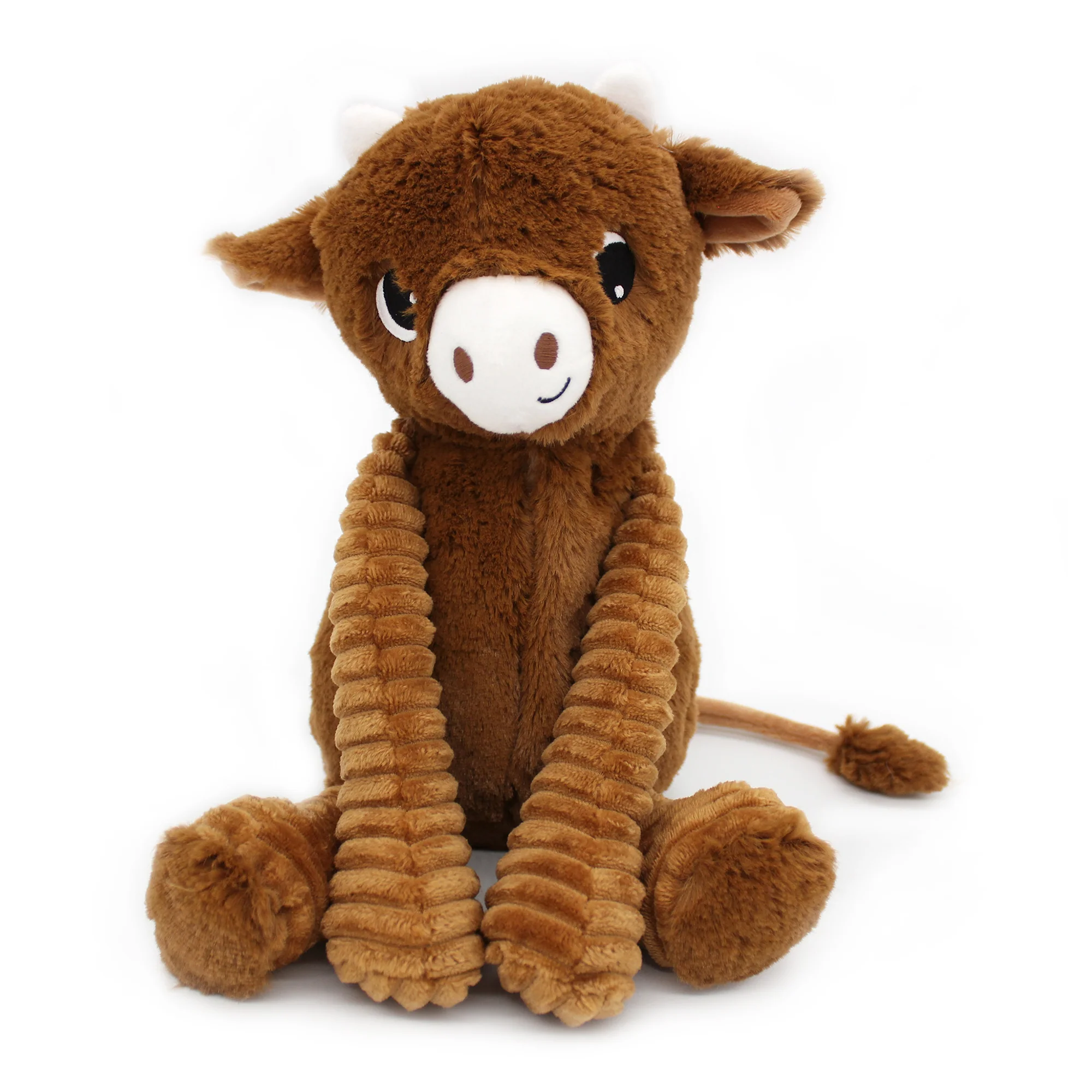 Ptipotos : Peluche vache Hindou et son bébé cassonade - LES DEGLINGOS – Image 3