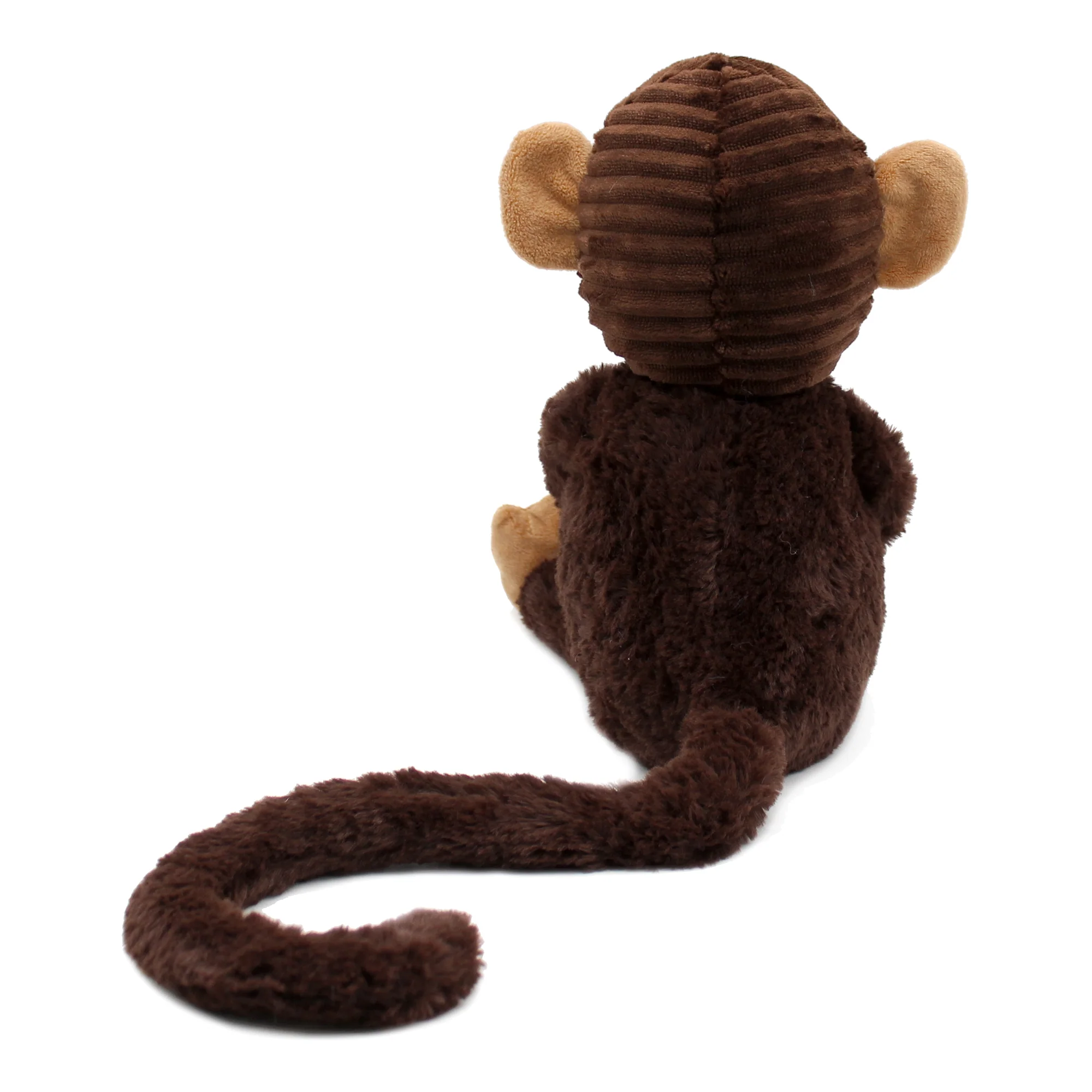 Ptipotos : Peluche maman singe Zazou  et son bébé marron chocolat – LES DEGLINGOS – Image 5