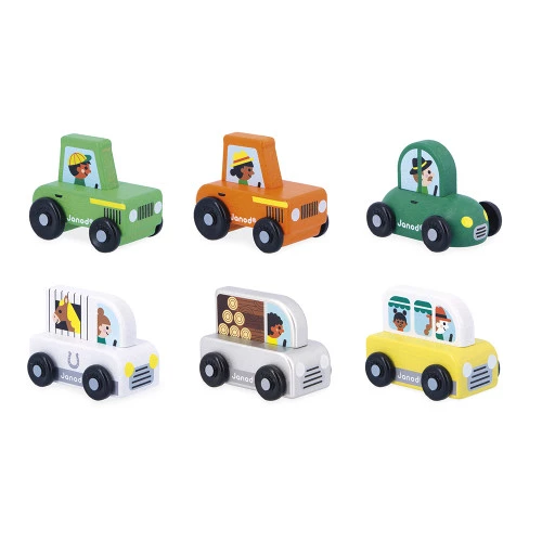 Voiture en bois Pick up - Cross Roads - JANOD – Image 2