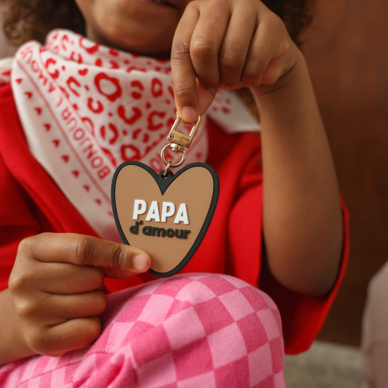 Portes-Clés "PAPA d'amour" - ATELIER WAGRAM – Image 2
