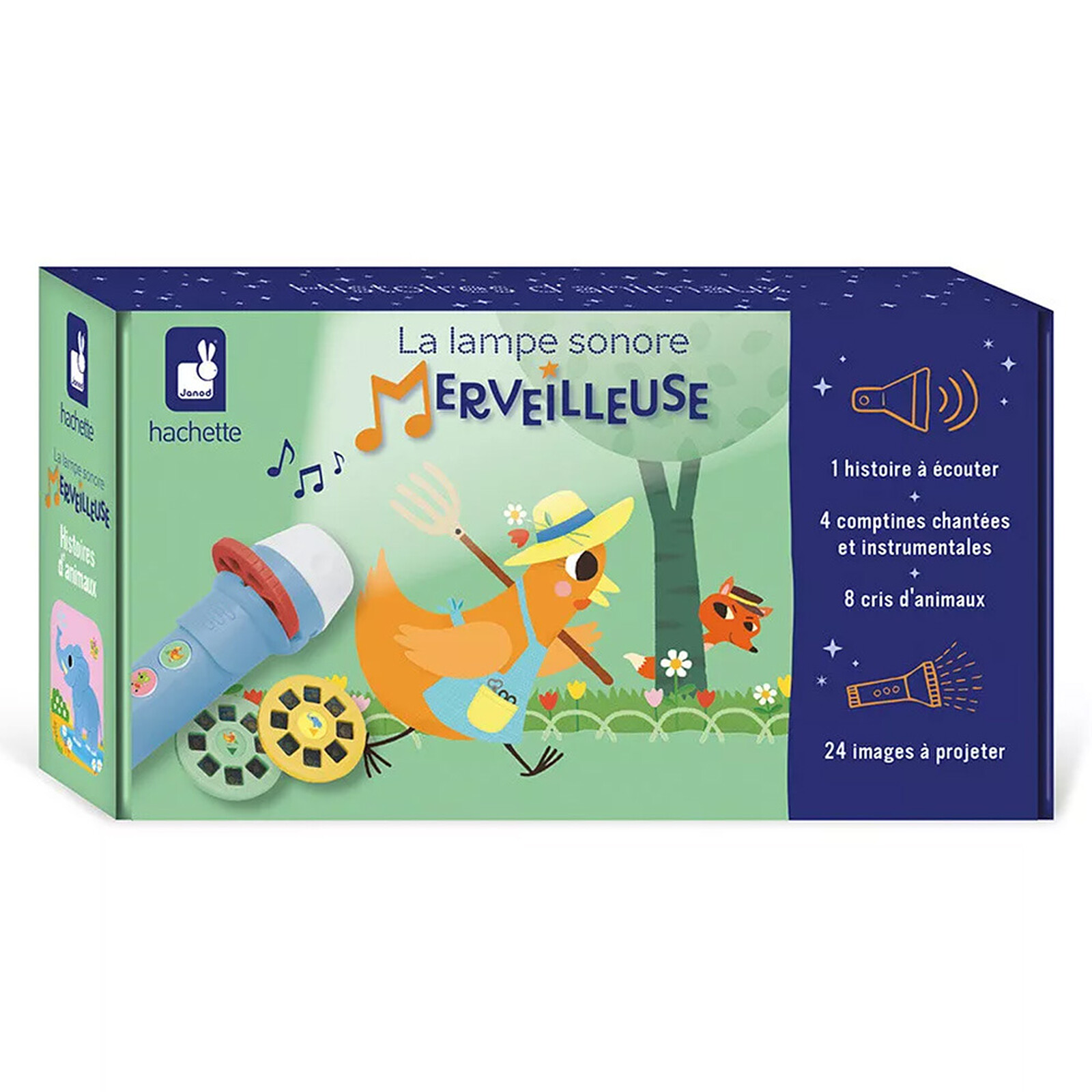 Lampe Sonore Merveilleuse : Les Animaux - JANOD