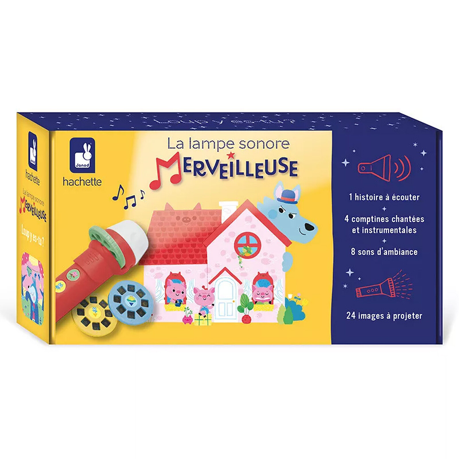 Lampe Sonore Merveilleuse : Loup, Y Es-tu ? - JANOD