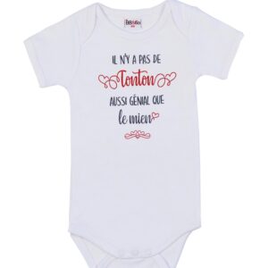 Body à message “Il n’y a pas de tonton aussi génial” - BB&CO