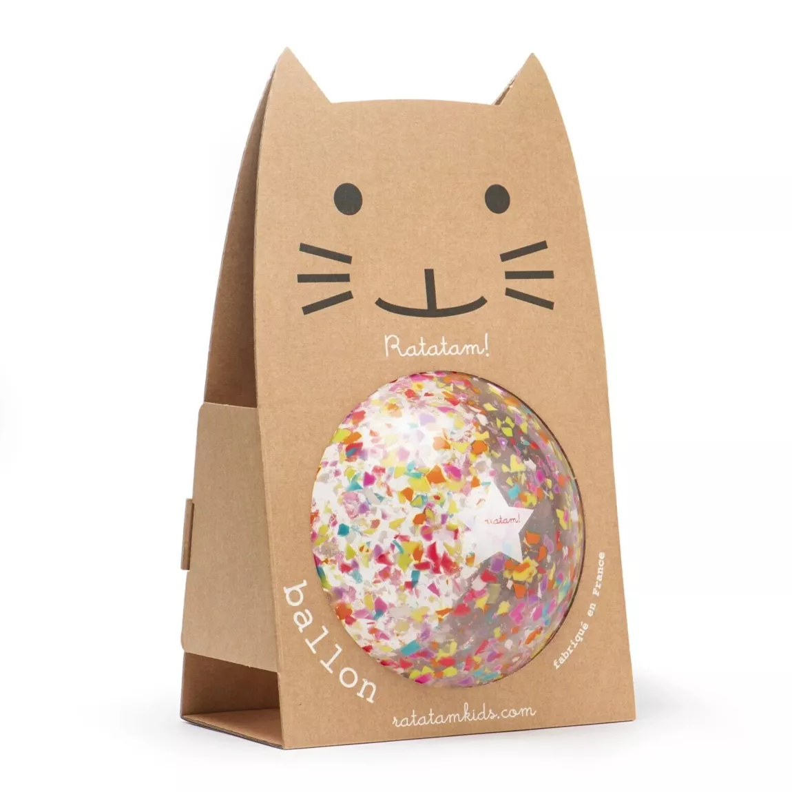 Ballon "confetti" multico 22 cm - RATATAM – Image 2
